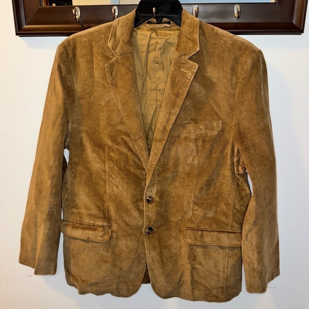 LL Bean Vintage Men’s Corduroy Flap Pocket Blazer Size 42